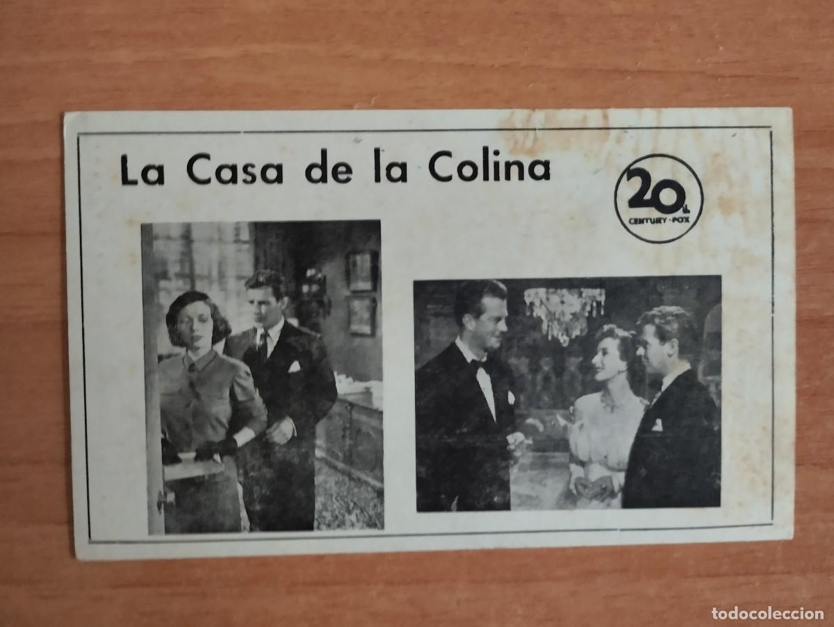Folhetos de m&atilde;o de filmes antigos de cinema: rojo2-- PROGRAMA DE CINE-- LA CASA DE LA COLINA