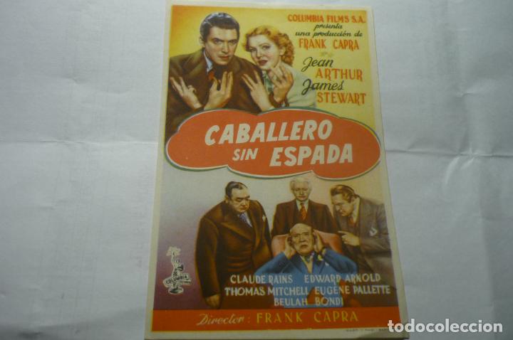 Cine: programa caballero sin espada jean arthur - Foto 1