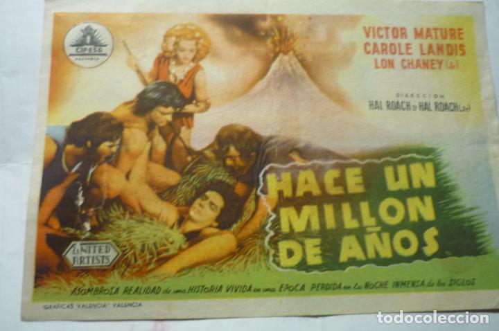 Cine: programa hace un millon de a&ntilde;os.-victor mature- - Foto 1