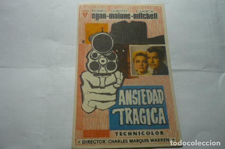 Cine: programa ansiedad tragica,.richard egan publicidad - Foto 1