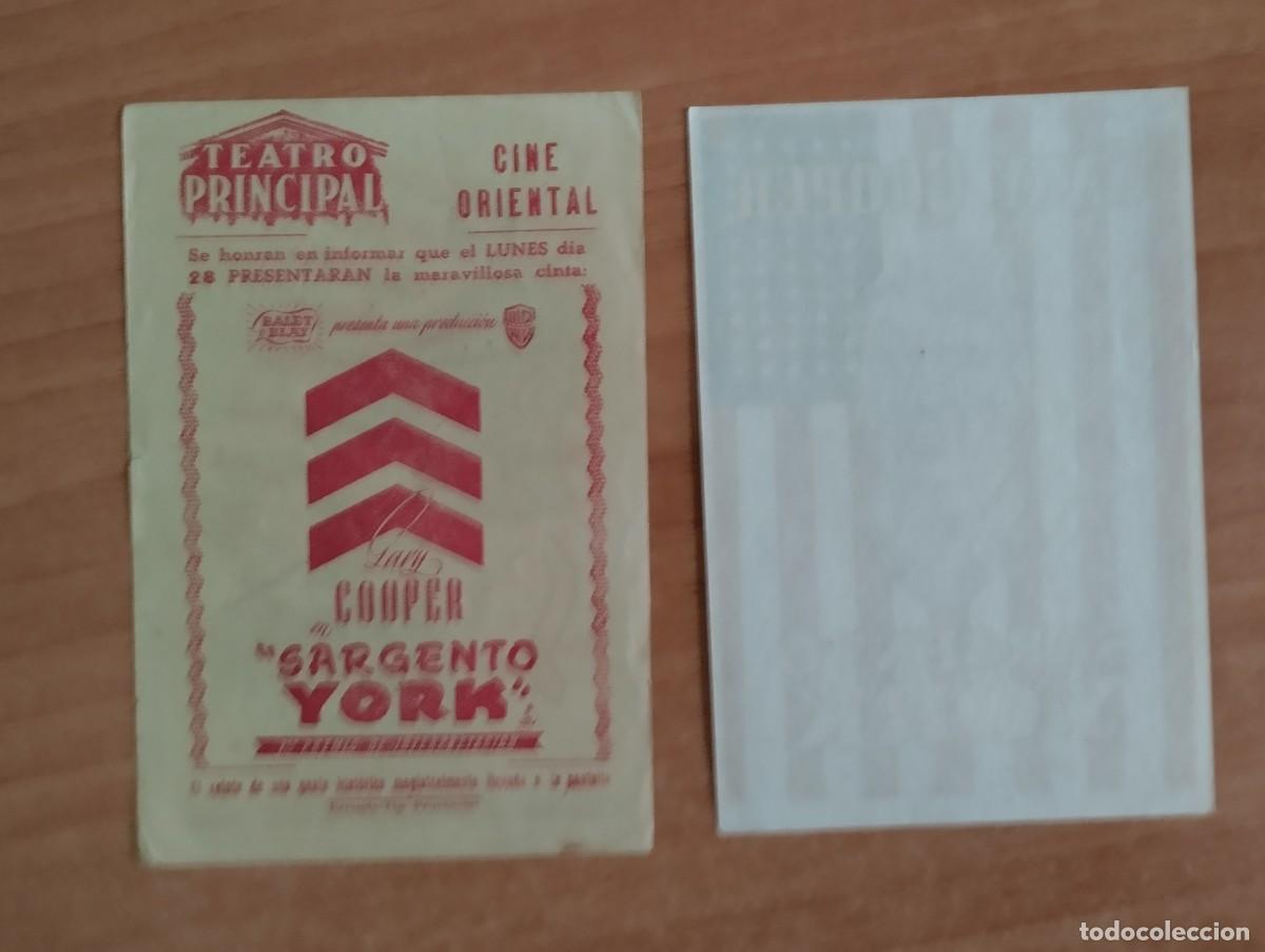 Cine: rojo-- PROGRAMA DE CINE-- SARGENTO YORK - Foto 2
