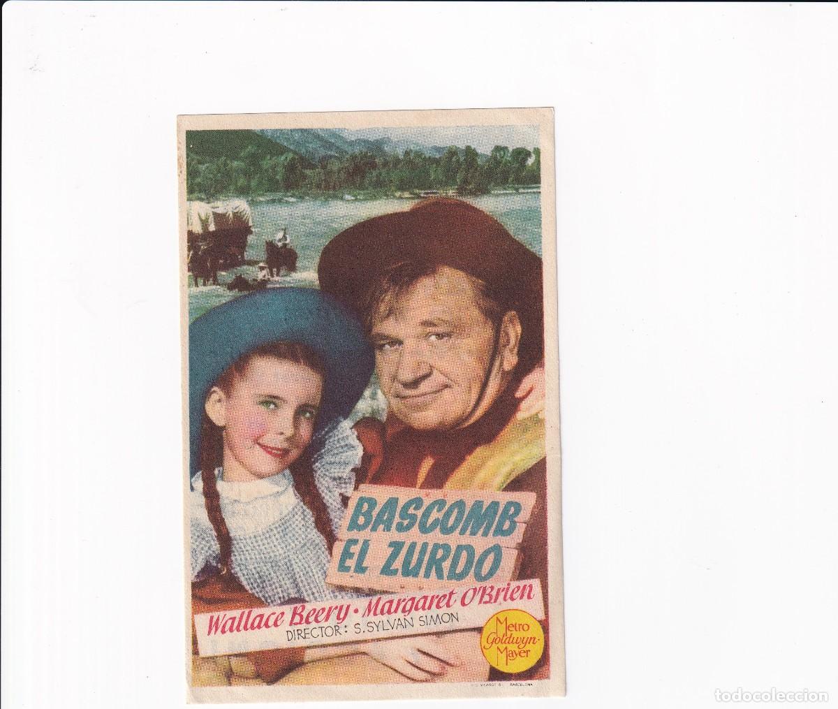 Cine: BASCOMB EL ZURDO .- WALLACE BEERY - Foto 1