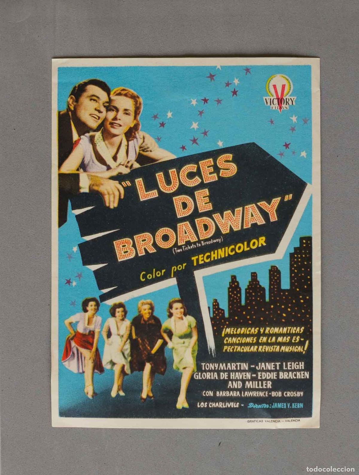 Cine: PROGRAMA DE CINE. LUCES DE BROADWAY - Foto 1