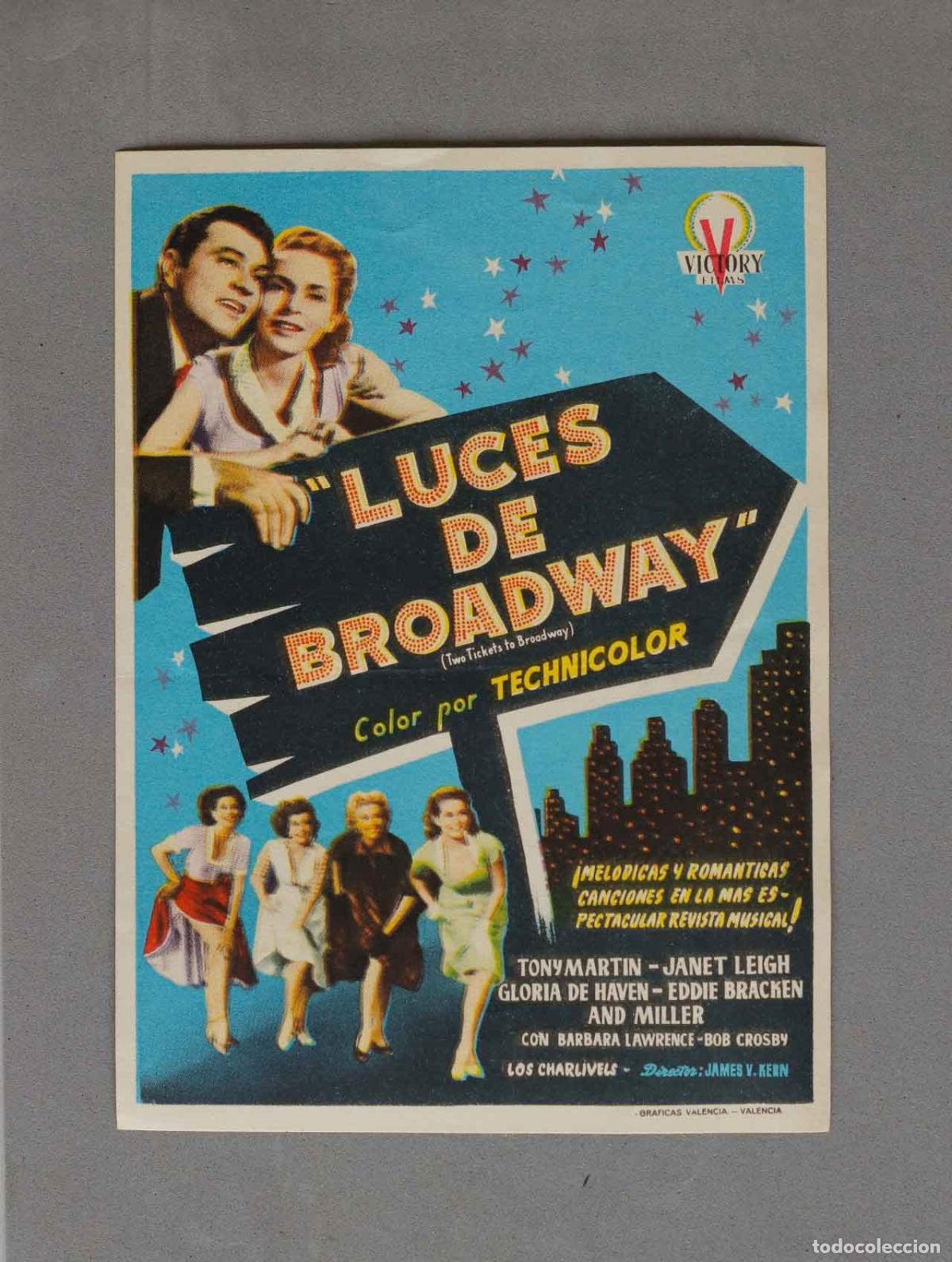 Cine: PROGRAMA DE CINE. LUCES DE BROADWAY - Foto 1