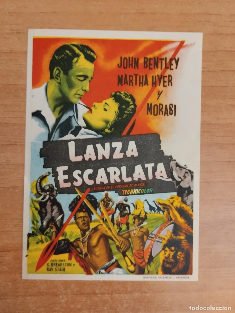 Cine: verde-- PROGRAMA DE CINE-- LANZA ESCARLATA ct - Foto 1