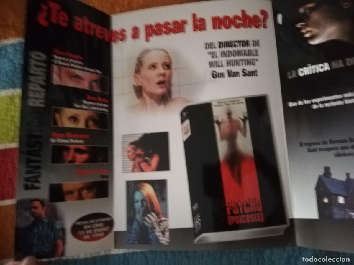 Cine: TR&Iacute;PTICO PUBLICIDAD PSYCHO (PSICOSIS) - UNIVERSAL - Foto 2