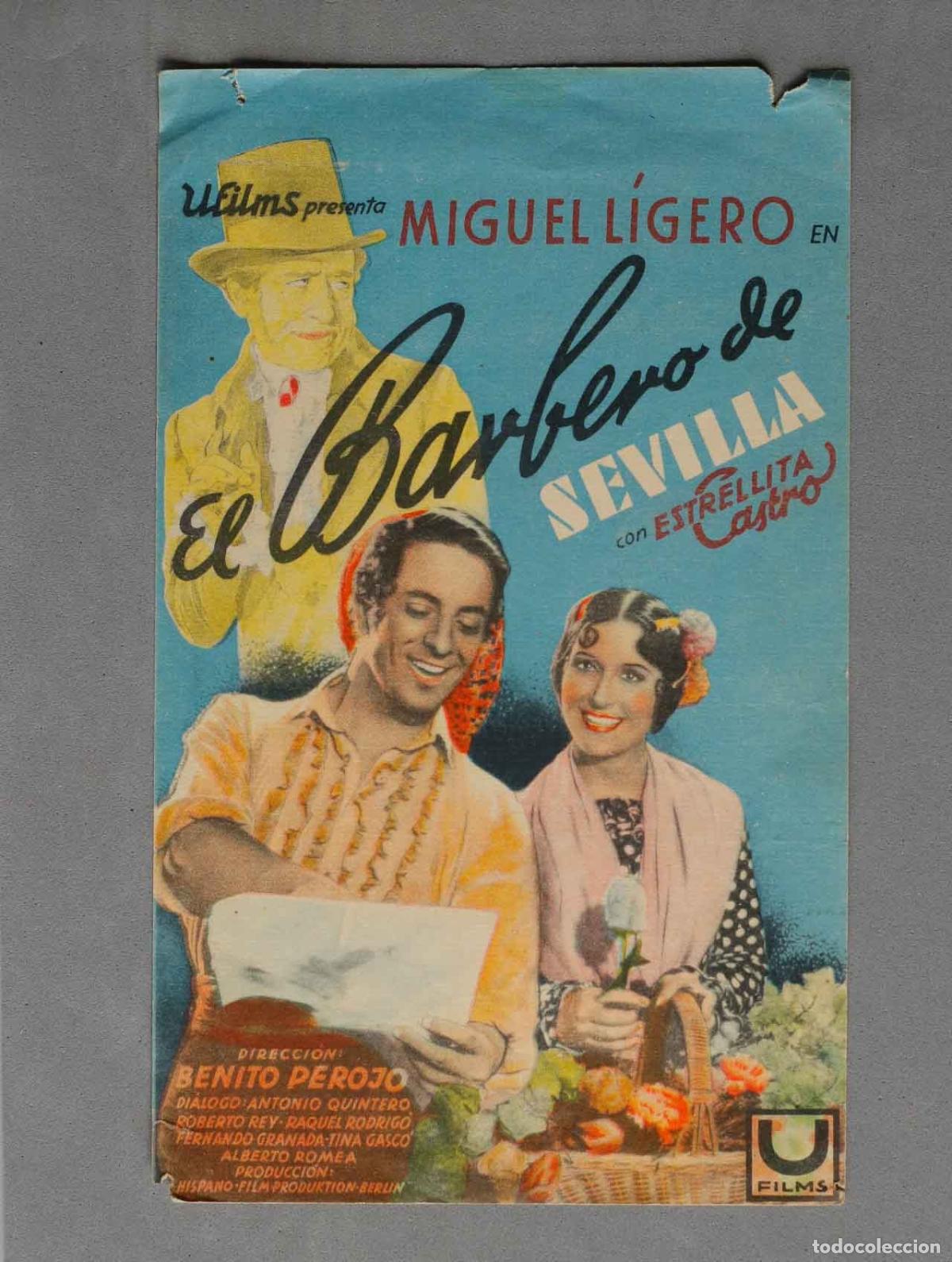 Cine: Programa de cine. EL BARBERO DE SEVILLA - Foto 1