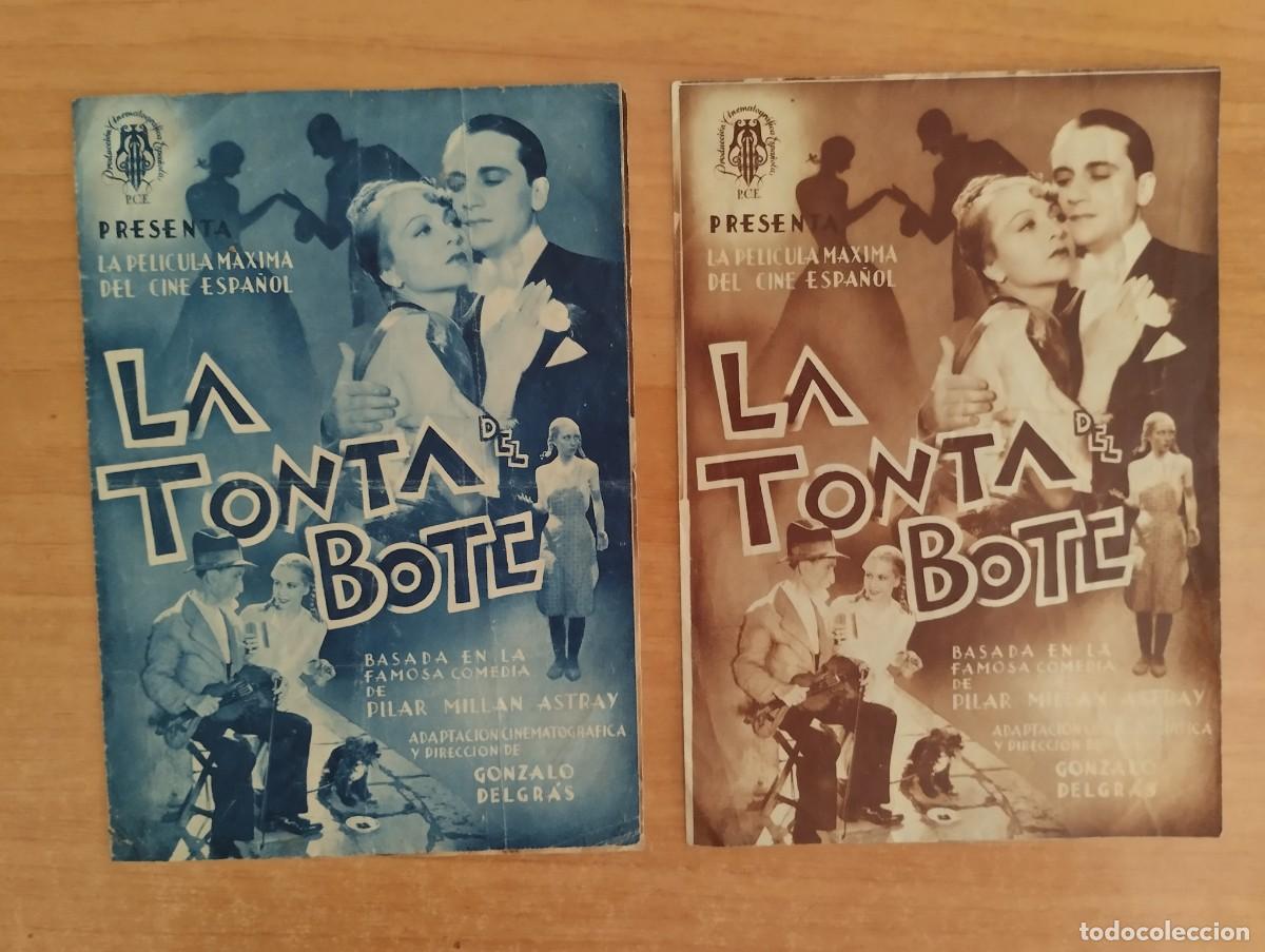 Cine: 1- PROGRAMA DE CINE-- LA TONTA DEL BOTE - Foto 1