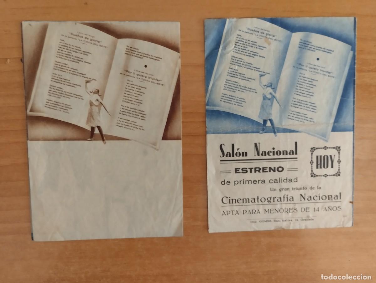 Cine: 1- PROGRAMA DE CINE-- LA TONTA DEL BOTE - Foto 3