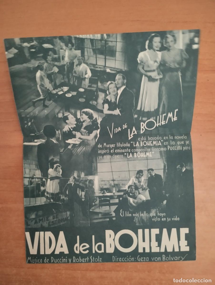 Cine: verde- PROGRAMA DE CINE-- VIDA DE LA BOHEME - Foto 4