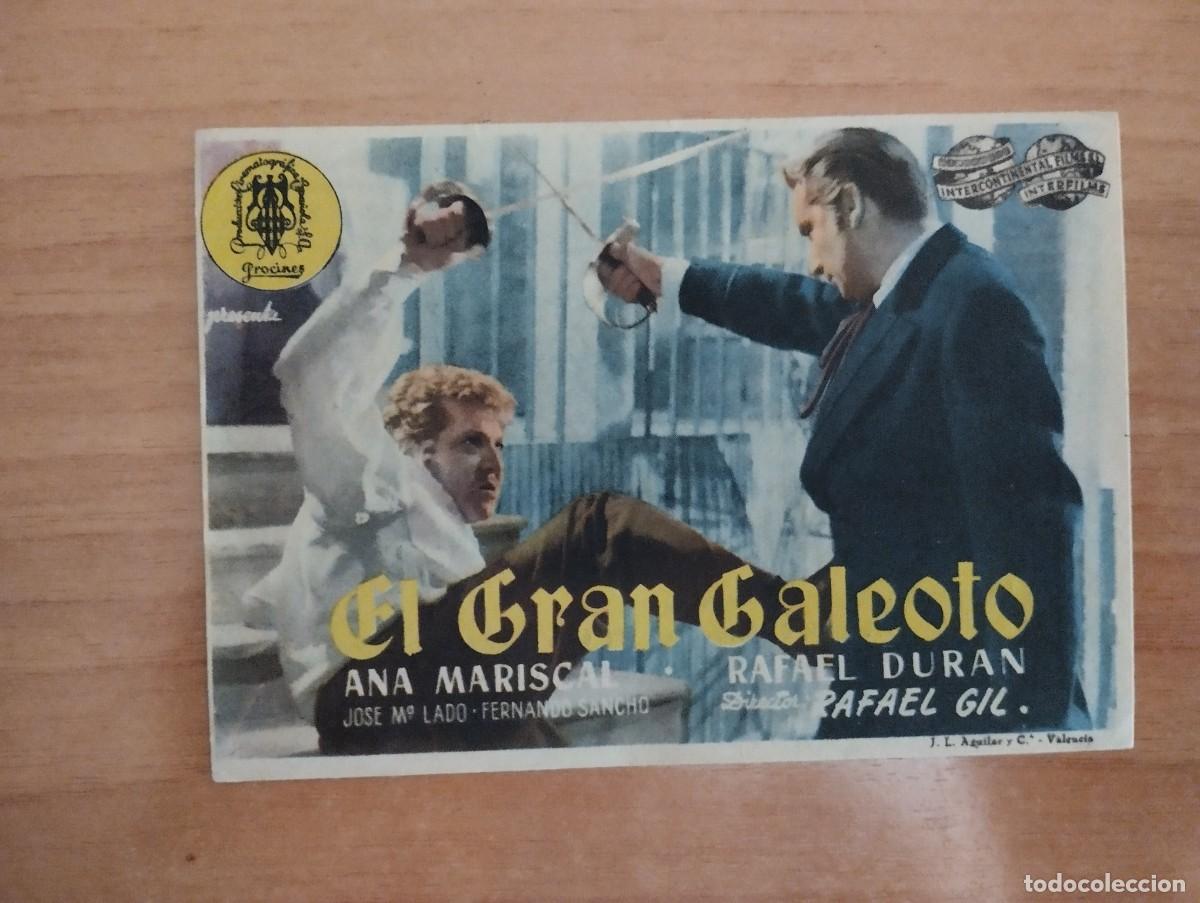 Cine: verde- PROGRAMA DE CINE--EL GRAN GALEOTO ct - Foto 1