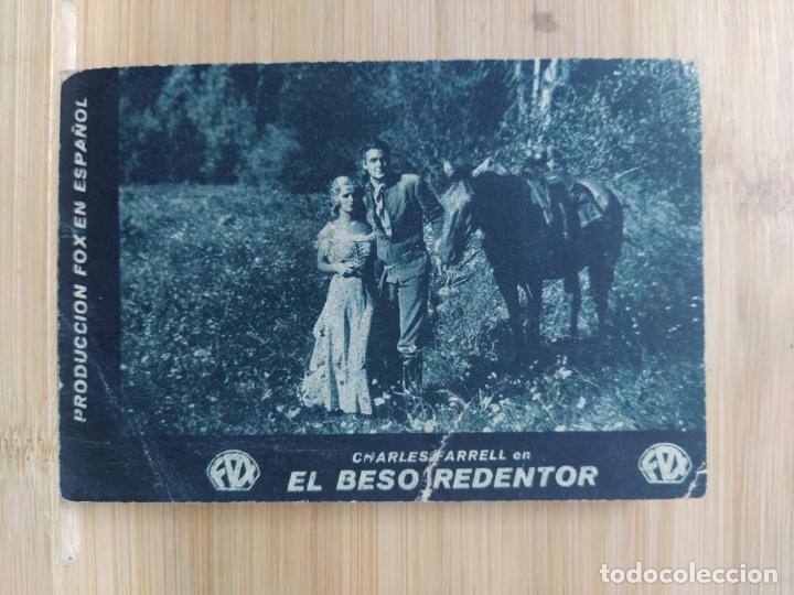 Cinema: EL BESO REDENTOR-CINES GOYA Y AMISTAD-PROGRAMA DE CINE ANTIGUO-VER FOTOS-(105.138)