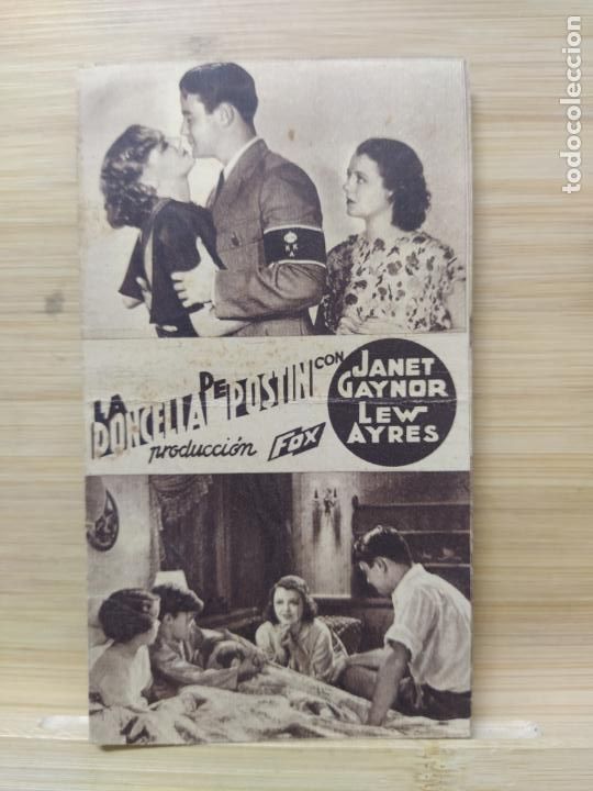 Cinema: LA DONCELLA DE POSTIN-JANET GAYNOR-PROGRAMA DE CINE ANTIGUO-VER FOTOS-(105.139)