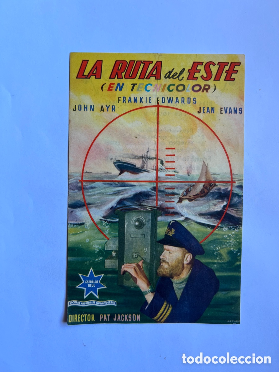 Cine: CASTELLON. Cine de Verano. Plaza de Toros. LA RUTA DEL ESTE, Director Pat Jackson (a.1947)