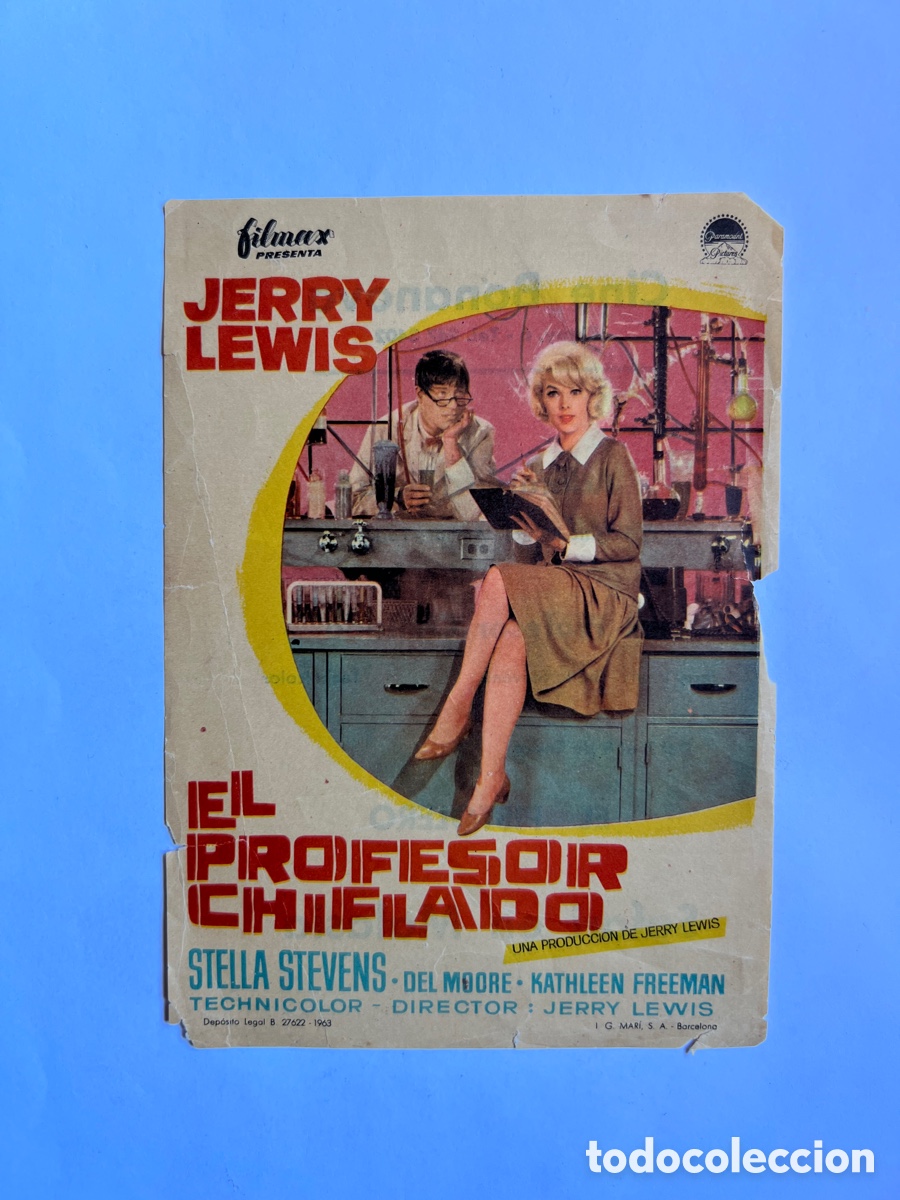 Kino: CINE BONANOVA BARCELONA. Jerry Lewis en el Profesor Chiflado (h.1960?) deslucido..