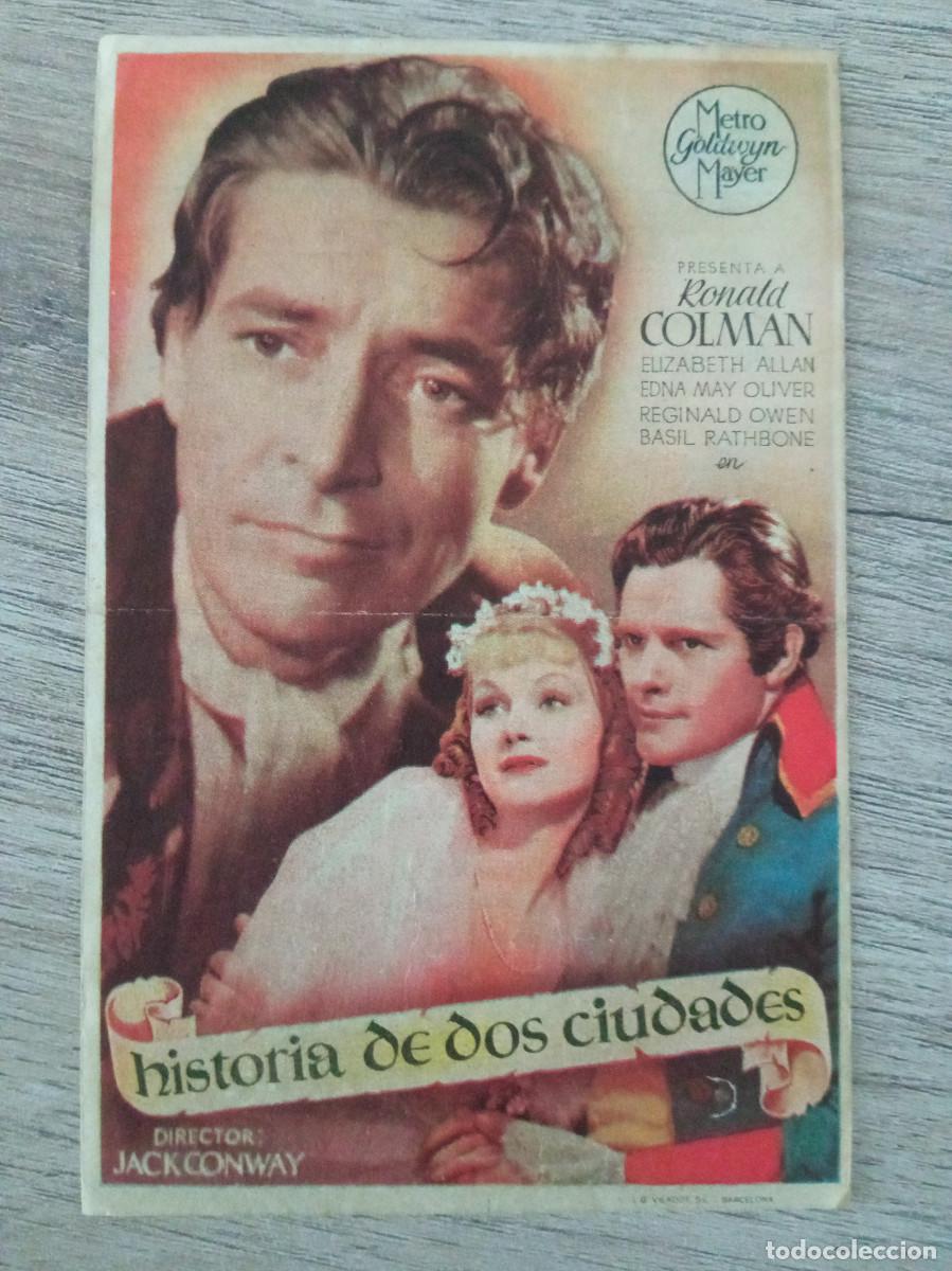 Cine: HISTORIA DE DOS CIUDADES, DIRK BOGARDE, CINE ESPA&Ntilde;A DE GUISSONA, L&Eacute;RIDA, 1947