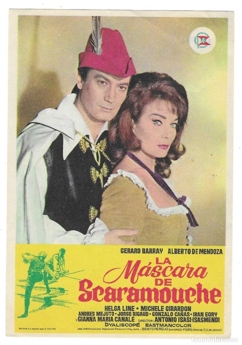 Cine: Programa Cine. La M&aacute;scara de Scaramouche. Gerard Borray. 19-1649 - Foto 1