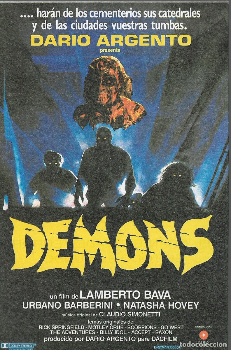Cine: PN - DEMONS - DARIO ARGENTO - 1985. - Foto 1