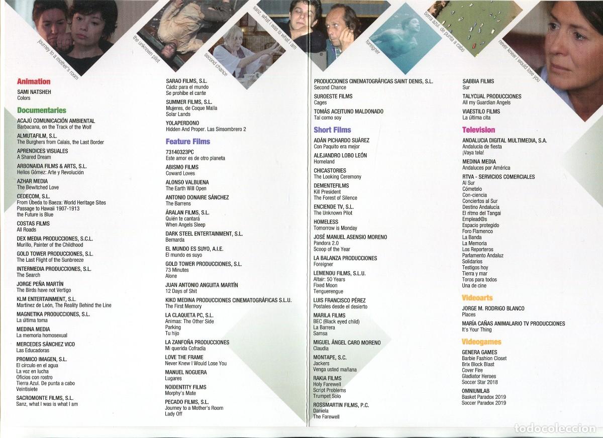 Cine: CICLO DE DOCUMENTALES. 15 X 21 cms. - Foto 2