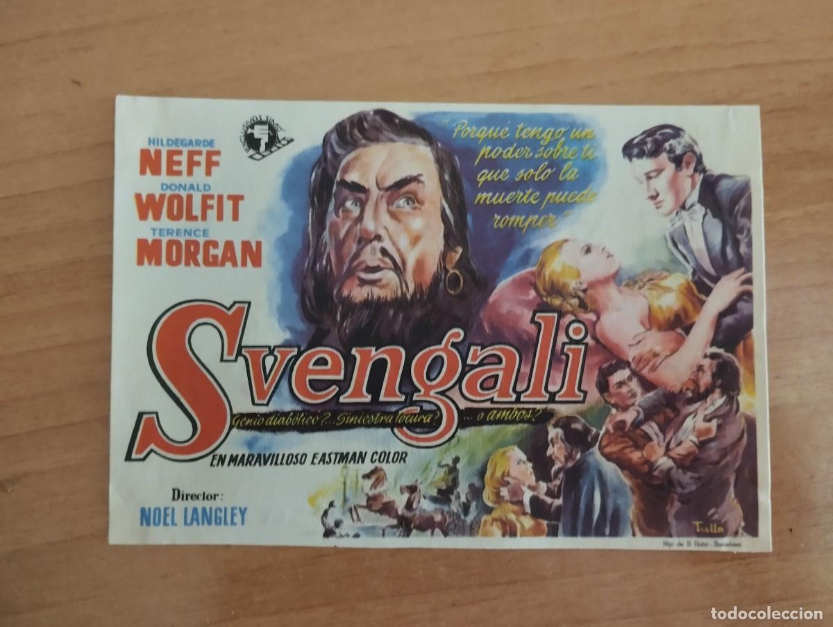Cine: verde-- PROGRAMA DE CINE - SVENGALI (c/t) - Foto 1