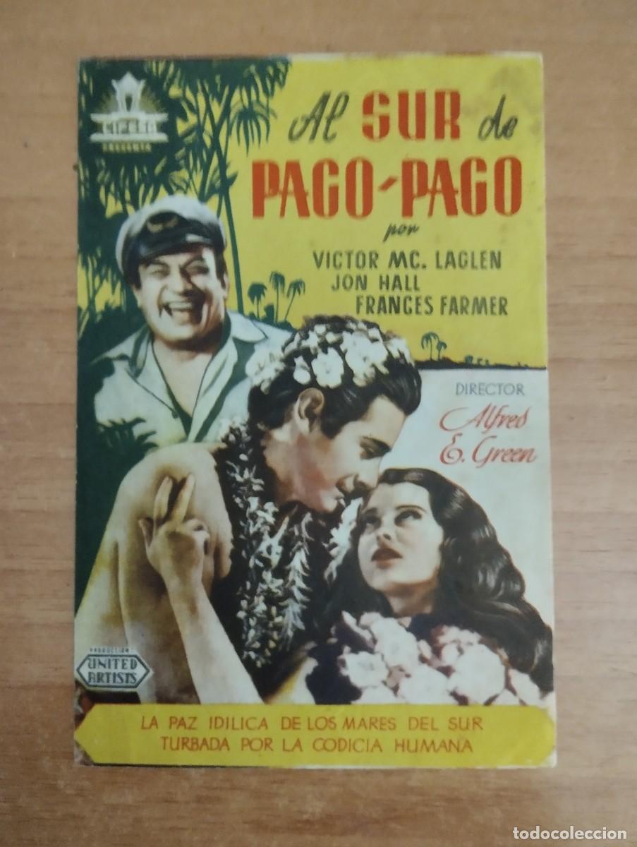 Cine: verde-- PROGRAMA DE CINE - AL SUR DE PAGO-PAGO - Foto 1
