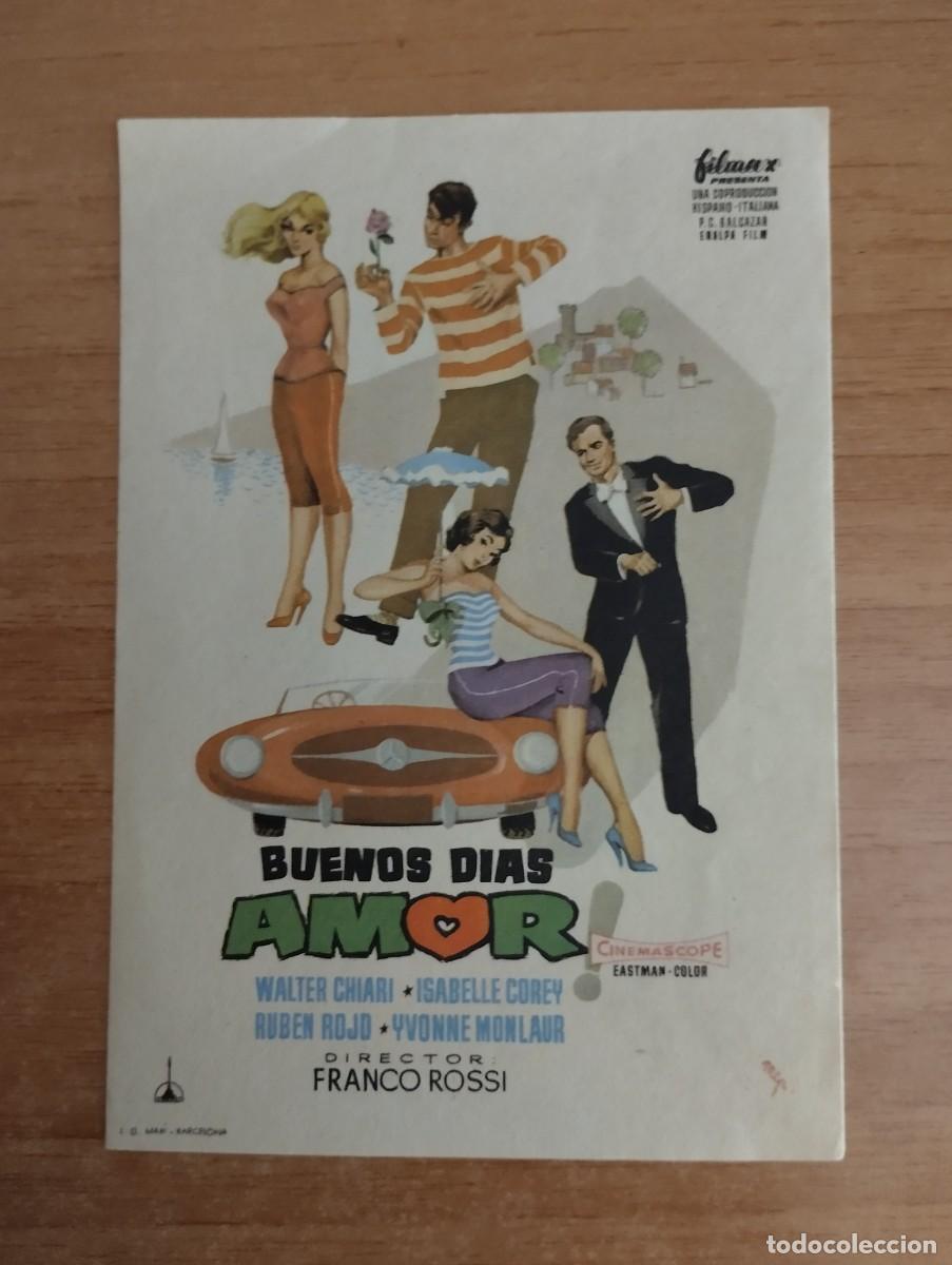 Cine: verde-- PROGRAMA DE CINE --- BUENOS DIAS AMOR