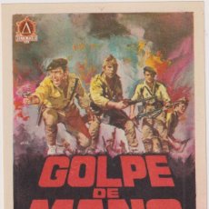 Cine: GOLPE DE MANO. SENCILLO DE DELTA FILMS