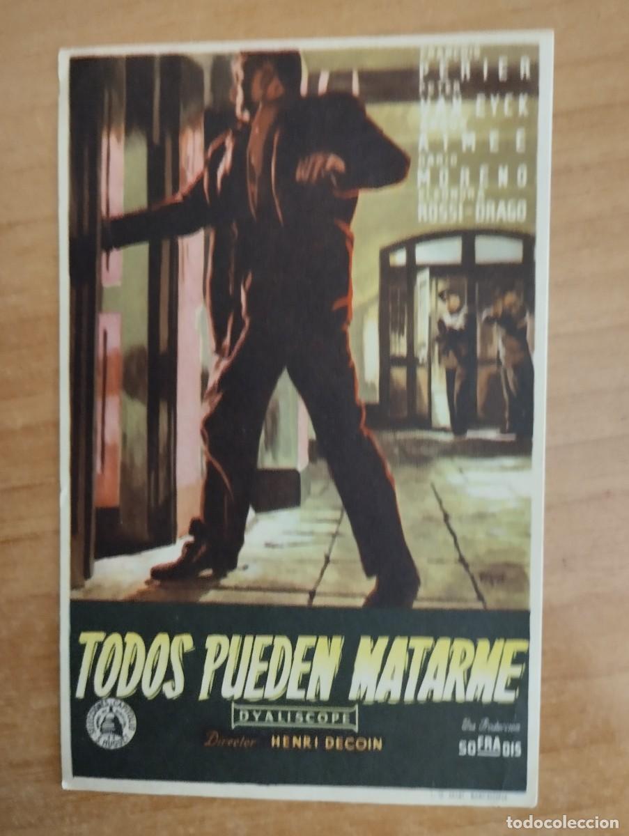 Cine: VERDE-- PROGRAMA DE CINE-- TODOS PUEDEN MATARME - Foto 1