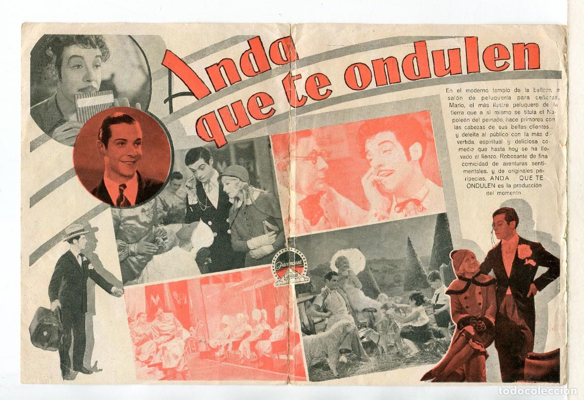 Cine: ANDA QUE TE ONDULEN, con Fernand Gravey. - Foto 2