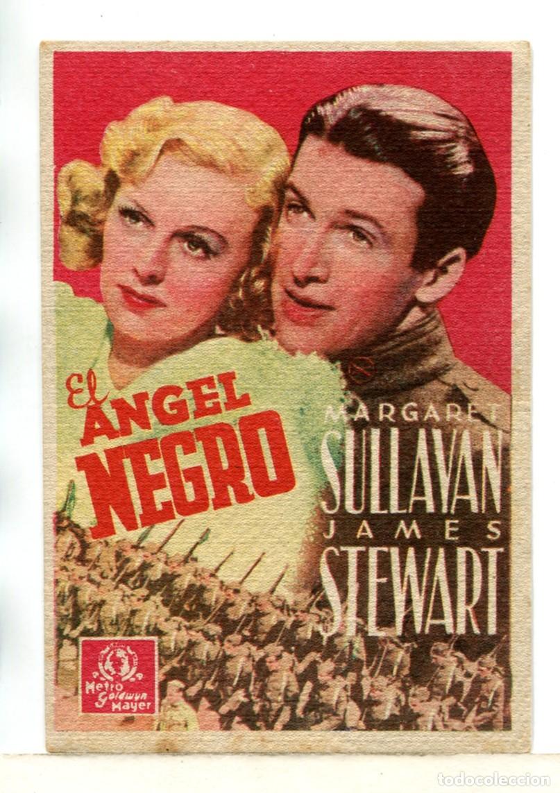 Cine: EL &Aacute;NGEL NEGRO, con James Stewart. PAPEL GRANULADO.