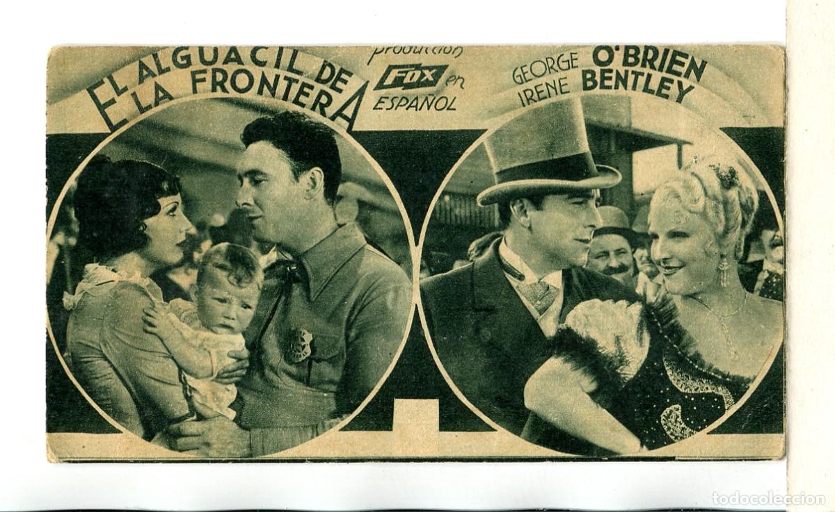 Cine: EL ALGUACIL DE LA FRONTERA, con George O&acute;Brien.
