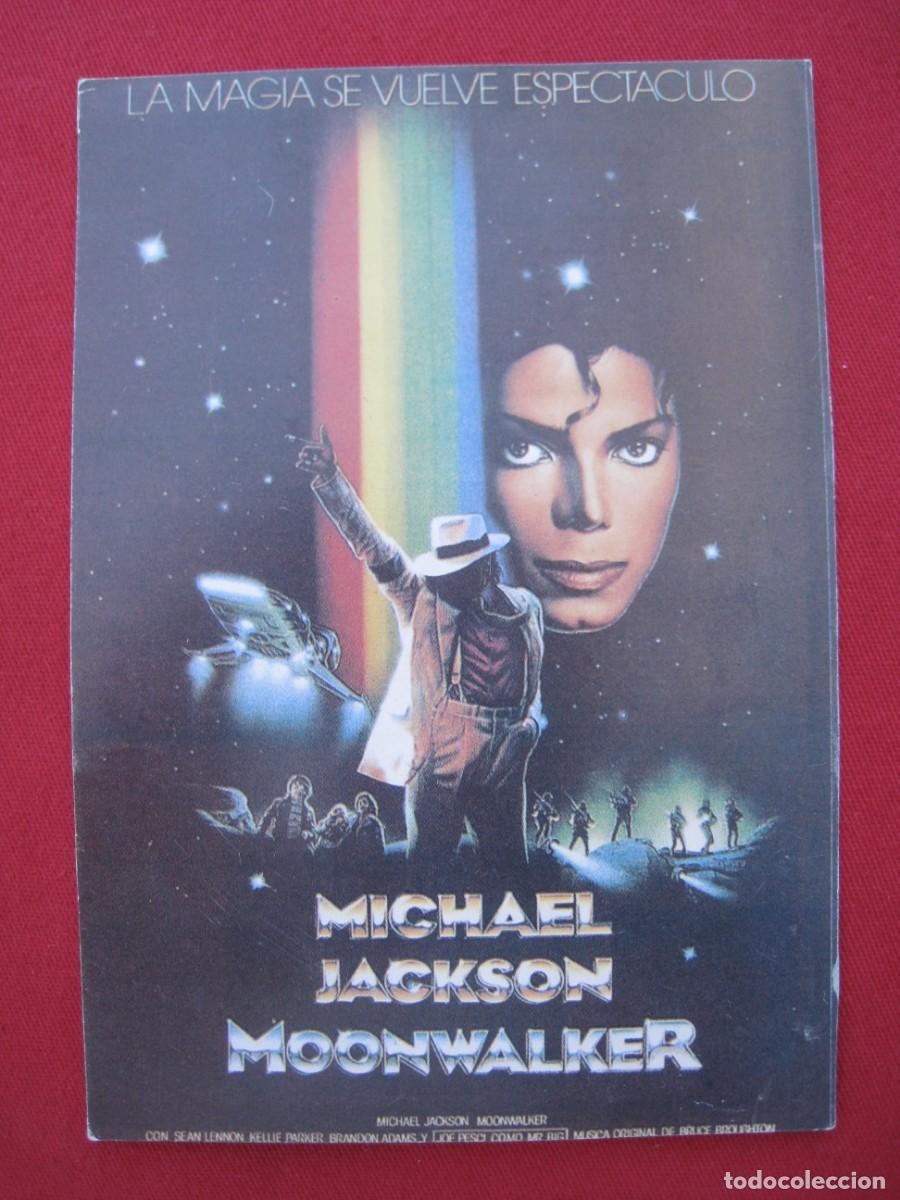 Cine: FOLLETO DE MANO - MICHAEL JACKSON - MOONWALKER. - Foto 1