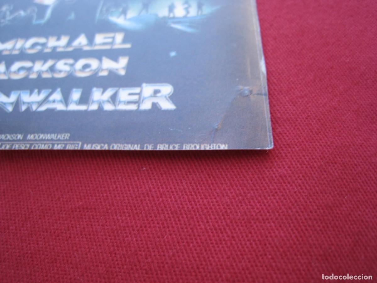Cine: FOLLETO DE MANO - MICHAEL JACKSON - MOONWALKER. - Foto 2
