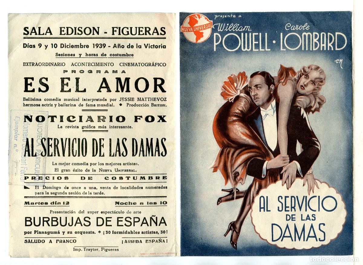 Cine: AL SERVICIO DE LAS DAMAS, con William Powell. - Foto 1