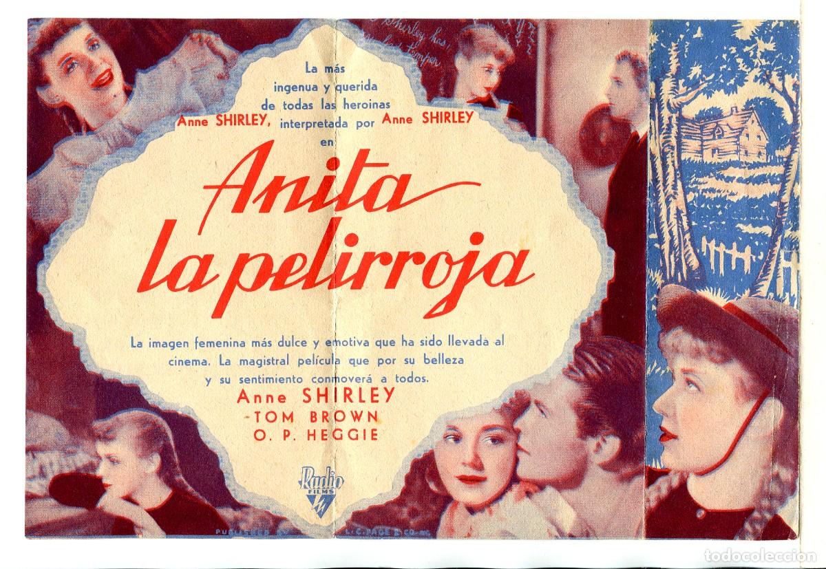 Cine: ANITA LA PELIRROJA, con Anne Shirley.
