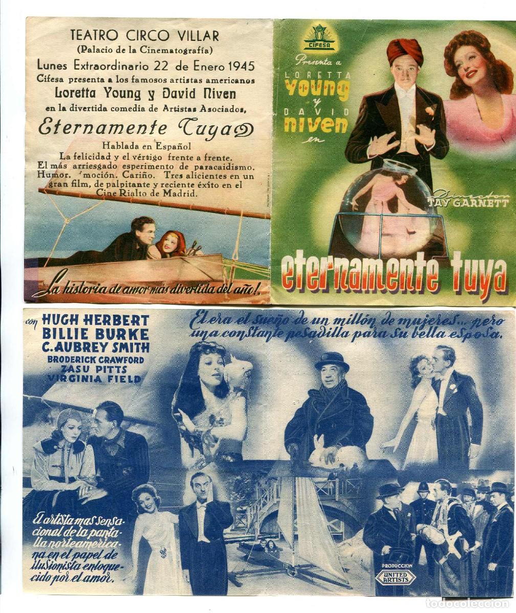 Cine: ETERNAMENTE TUYA, con Loretta Young. - Foto 1