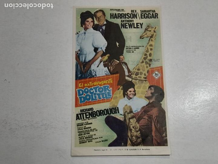 Kino: Programa El extravagante Doctor Dolittle-Cine Gran V&iacute;a de Salamanca