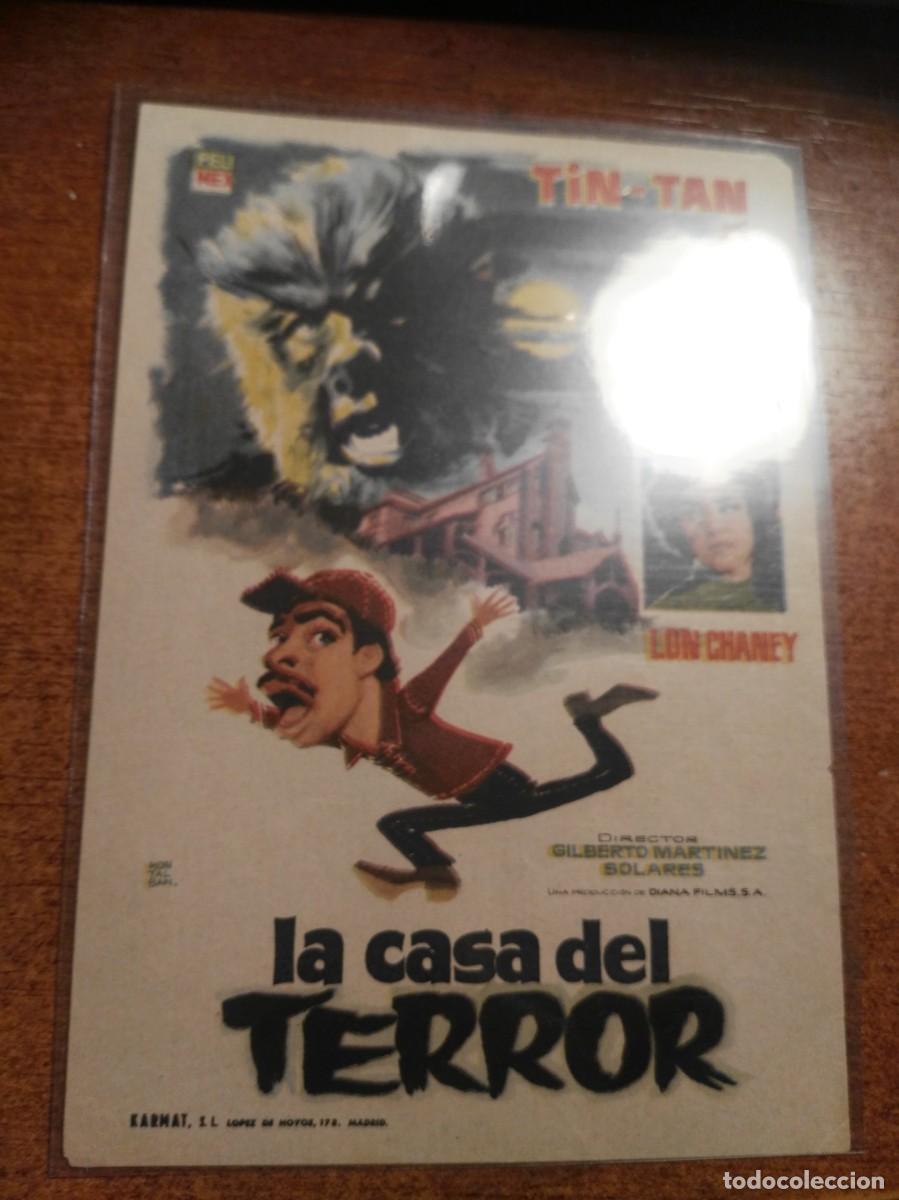 Cine: PROGRAMA O FOLLETO DE MANO DE CINE la casa del terror - Foto 1