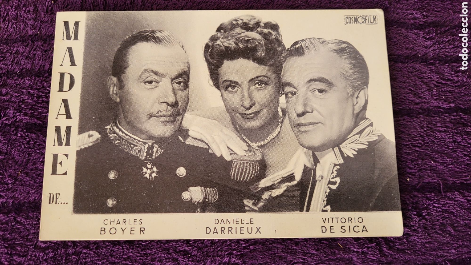 Flyers Publicitaires de Films Anciens: Folleto de mano Cine Frances Madame