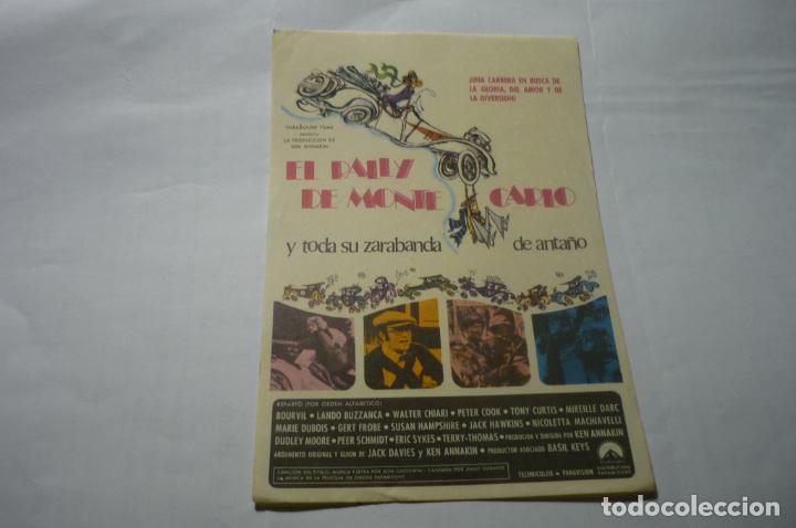 Cine: programa el rally de montecarlo tony curtis - Foto 1