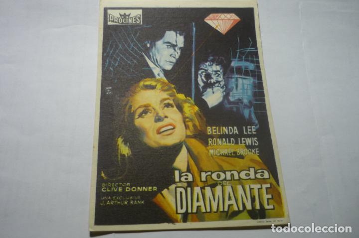 Cine: programa la ronda del diamante.-belinda lee- publicidad