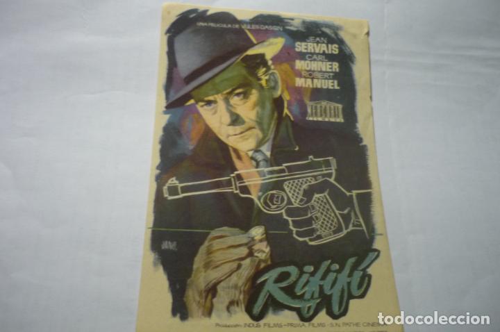 Cine: programa rififi -jean servais publicidad - Foto 1