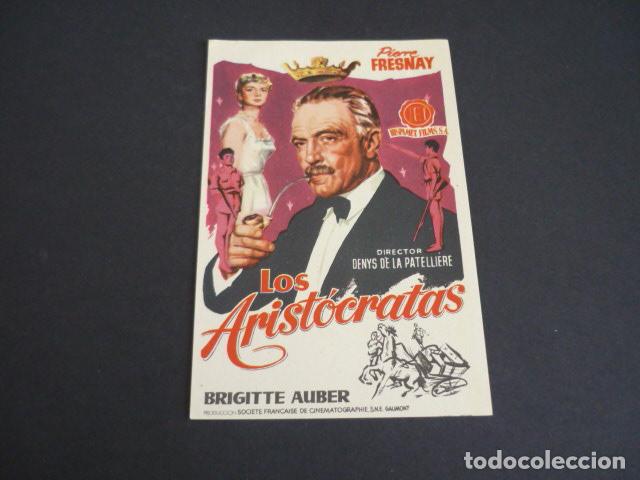 Cine: LOS ARISTOCRATAS PROGRAMA DE MANO SIN PUBLICIDAD - Foto 1