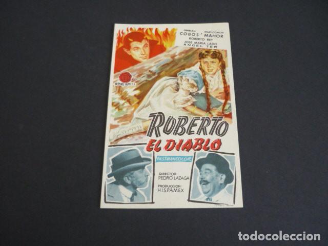 Cine: ROBERTO EL DIABLO PROGRAMA DE MANO SIN PUBLICIDAD - Foto 1