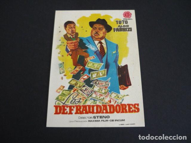 Cine: LOS DEFRAUDADORES PROGRAMA DE MANO SIN PUBLICIDAD - Foto 1