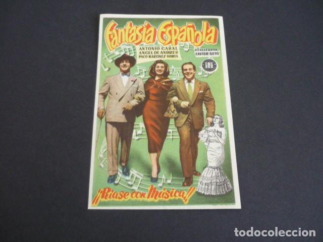 Cine: FANTASIA ESPA&Ntilde;OLA PROGRAMA DE MANO SIN PUBLICIDAD - Foto 1