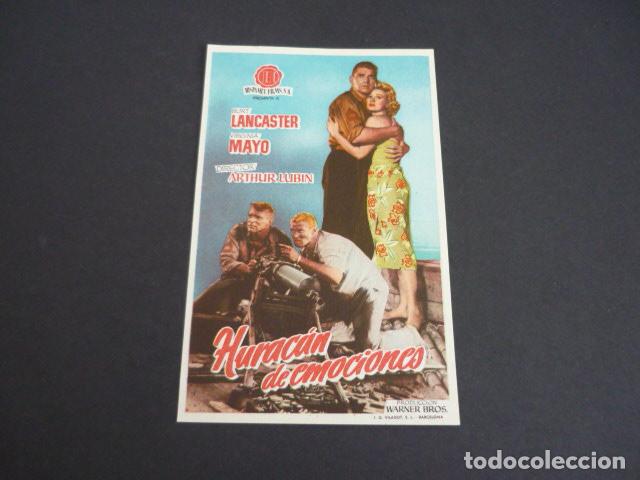 Cine: HURACAN DE EMOCIONES PROGRAMA DE MANO SIN PUBLICIDAD - Foto 1