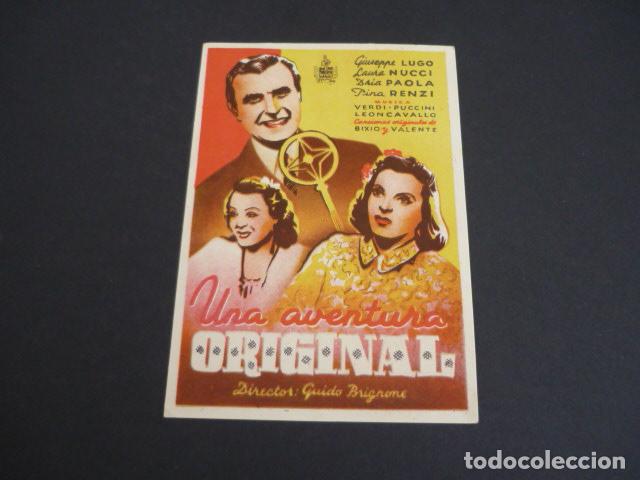Cine: UNA AVENTURA ORIGINAL PROGRAMA DE MANO SIN PUBLICIDAD - Foto 1