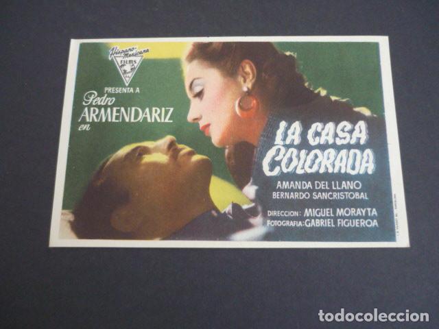 Cine: LA CASA COLORADA PROGRAMA DE MANO SIN PUBLICIDAD - Foto 1
