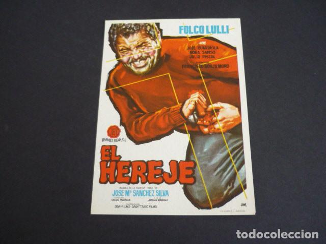 Cine: EL HEREJE PROGRAMA DE MANO SIN PUBLICIDAD - Foto 1